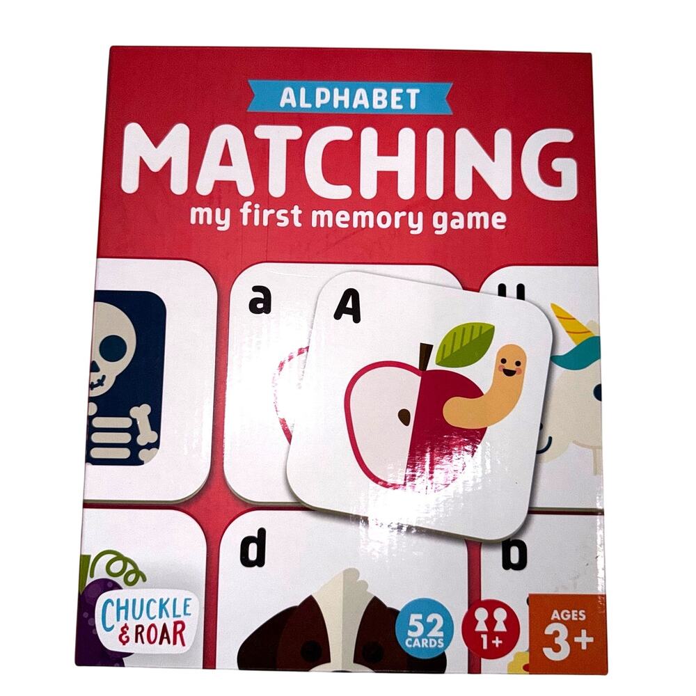 Chuckle & Roar Alphabet Matching Memory Game 3+ Brand New